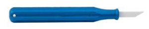 Afgratter kniv KE25 blå med fast blad 25x5x1,5 mm